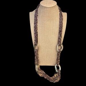 Coldwater Creek multi-colored bead necklace